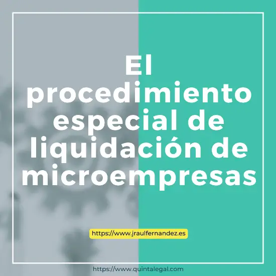 procedimiento especial de liquidación